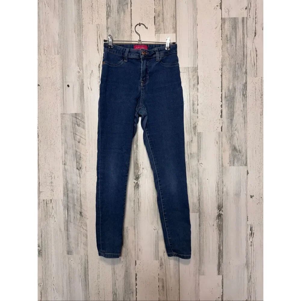 Earl Jean Skinny Jeans Size 1 Dark Wash Mid Rise Stretch Denim Women